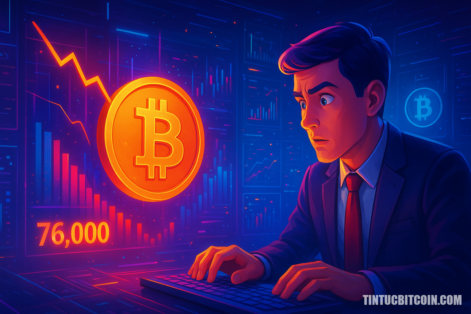 Bitcoin bán lẻ hoảng loạn, trader dõi sát mốc 76.000 USD - Tin Tức Bitcoin - Cập Nhật Tin Tức Coin Mới Nhất 24/7 2026 Bitcoin bán lẻ hoảng loạn, trader dõi sát mốc 76.000 USD