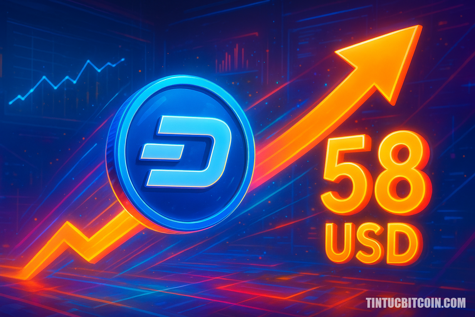 DASH có cơ sở mạnh để chạm 58 USD, vì sao? - Tin Tức Bitcoin - Cập Nhật Tin Tức Coin Mới Nhất 24/7 2026 DASH có cơ sở mạnh để chạm 58 USD, vì sao?