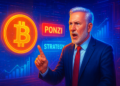 Peter Schiff chỉ trích cú cược Bitcoin 64 tỷ USD của Strategy là Ponzi