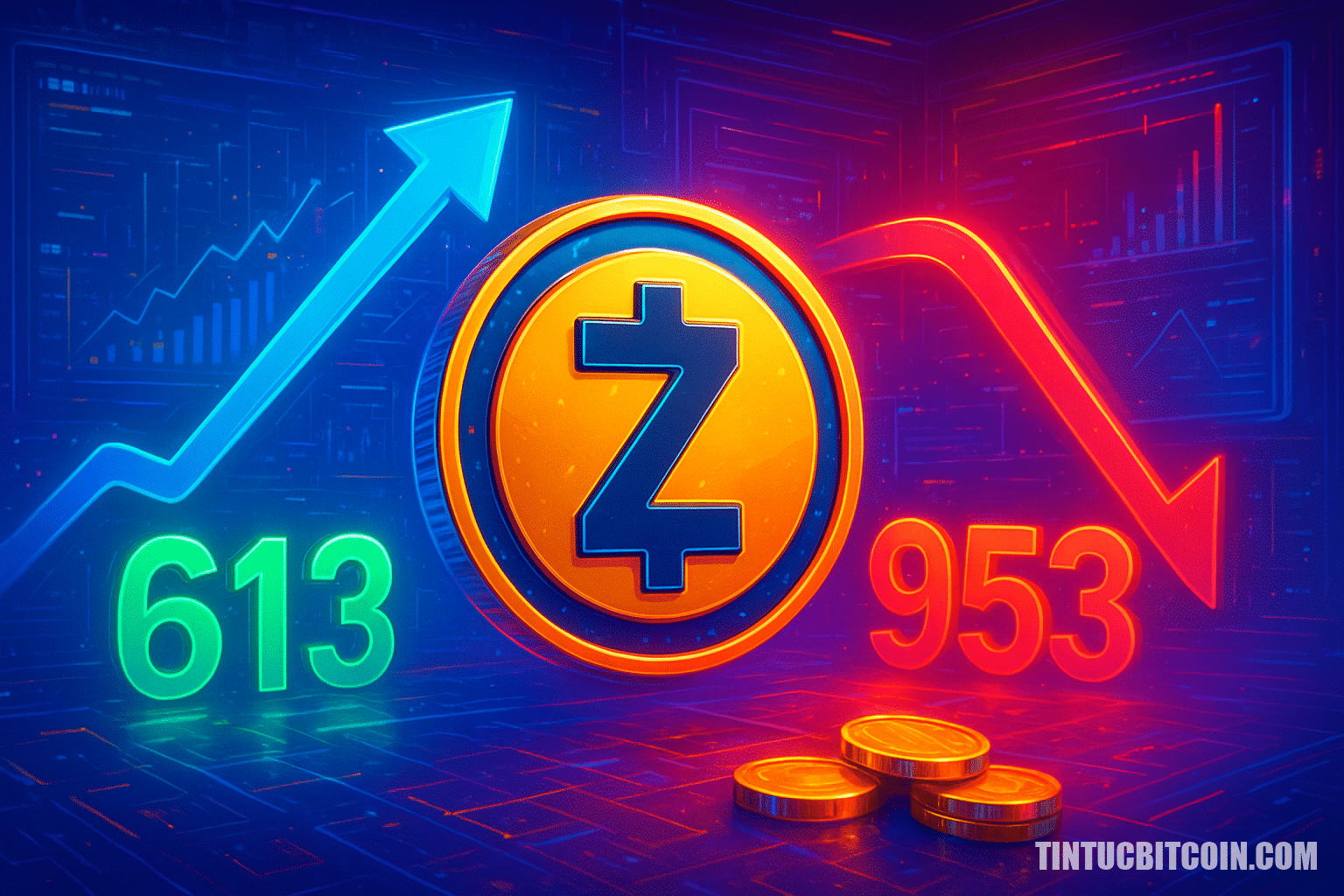 ZCash (ZEC) lấy lại mốc 613 USD dù thị trường bị thanh lý 953 triệu USD - Tin Tức Bitcoin - Cập Nhật Tin Tức Coin Mới Nhất 24/7 2026 ZCash (ZEC) lấy lại mốc 613 USD dù thị trường bị thanh lý 953 triệu USD