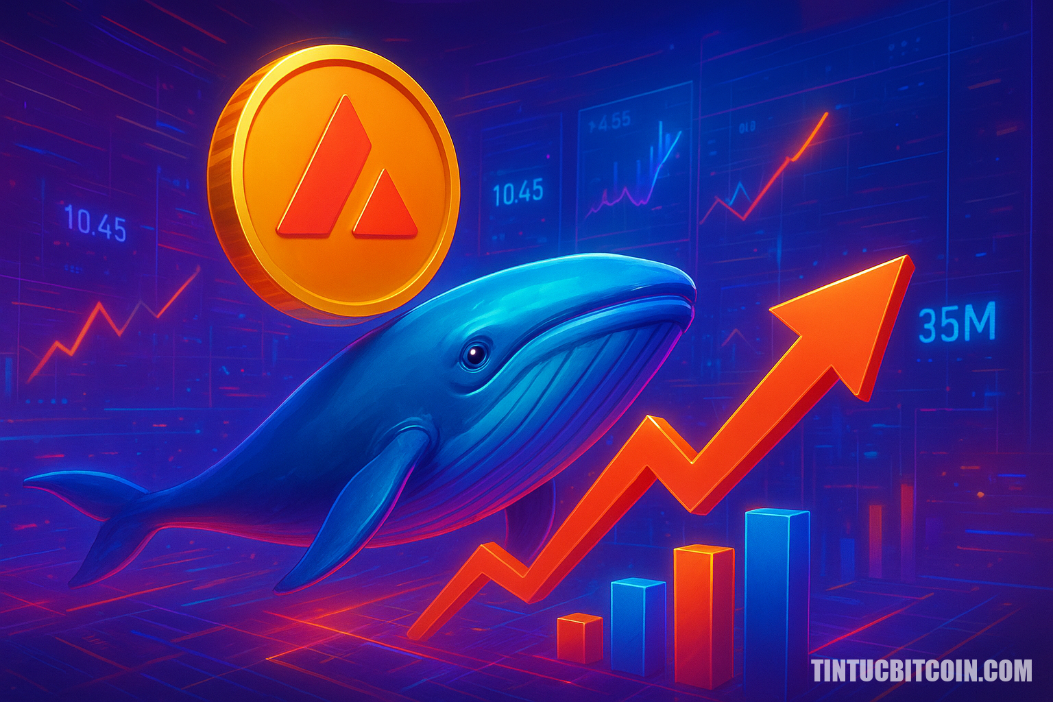 Cá voi AVAX rút 35 triệu USD, giá có thể lấy lại 10,45 USD? - Tin Tức Bitcoin - Cập Nhật Tin Tức Coin Mới Nhất 24/7 2026 Cá voi AVAX rút 35 triệu USD, giá có thể lấy lại 10,45 USD?