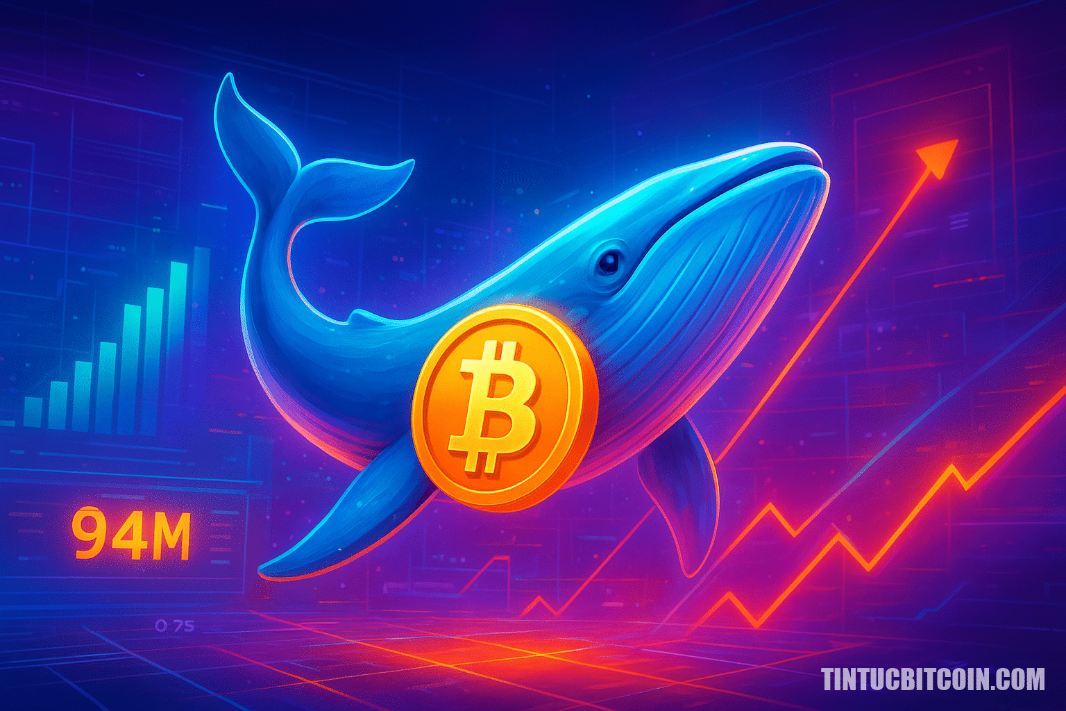Cá voi Bitcoin tăng vị thế long lên 94 triệu USD, BTC vẫn bearish - Tin Tức Bitcoin - Cập Nhật Tin Tức Coin Mới Nhất 24/7 2026 Cá voi Bitcoin tăng vị thế long lên 94 triệu USD, BTC vẫn bearish