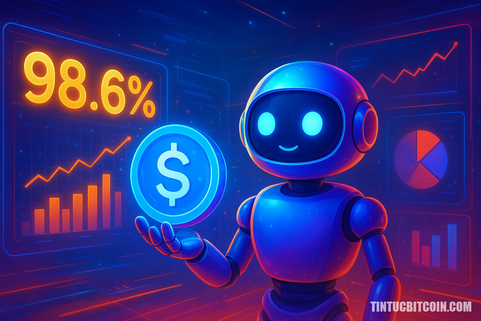 98,6% giao dịch AI Agent được thanh toán bằng USDC: Báo cáo - Tin Tức Bitcoin - Cập Nhật Tin Tức Coin Mới Nhất 24/7 2026 98,6% giao dịch AI Agent được thanh toán bằng USDC: Báo cáo