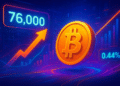 BTC vượt 76.000 USDT, mức giảm 24 giờ thu hẹp còn 0,44% - Tin Tức Bitcoin - Cập Nhật Tin Tức Coin Mới Nhất 24/7 2026 BTC vượt 76.000 USDT, mức giảm 24 giờ thu hẹp còn 0,44%