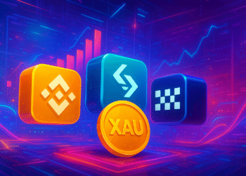 Binance, Bitget và OKX dẫn đầu khối lượng XAU hợp đồng 24 giờ