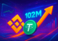 Binance ghi nhận dòng USDT ròng 102 triệu USD trong 1 giờ