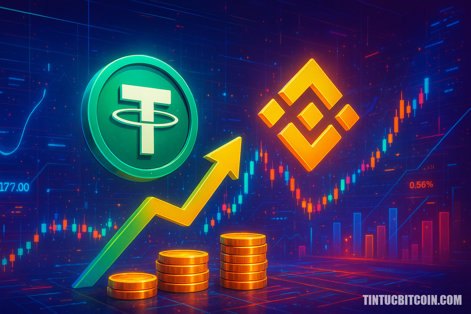 Binance ghi nhận dòng USDT vào ròng 187 triệu USD trong 24 giờ - Tin Tức Bitcoin - Cập Nhật Tin Tức Coin Mới Nhất 24/7 2026 Binance ghi nhận dòng USDT vào ròng 187 triệu USD trong 24 giờ