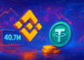 Binance ghi nhận rút ròng 40,7 triệu USD USDT trong 1 giờ