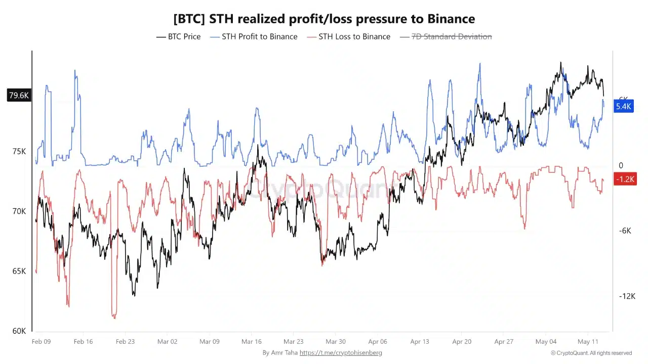 Bitcoin STH Realized Profit Loss