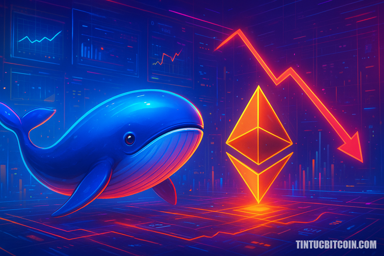 Cá voi trái chiều khi Ethereum thủng hỗ trợ quan trọng - Tin Tức Bitcoin - Cập Nhật Tin Tức Coin Mới Nhất 24/7 2026 Cá voi trái chiều khi Ethereum thủng hỗ trợ quan trọng
