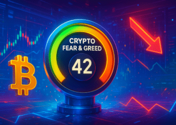 Chỉ số Crypto Fear & Greed ở 42, thị trường vẫn sợ hãi