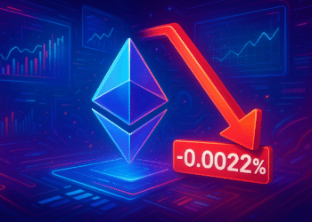 ETH giảm mạnh tỷ lệ funding 8 giờ xuống -0,0022% toàn thị trường