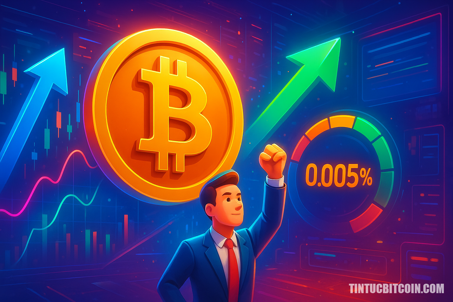 Funding Rate BTC chạm 0,005%: Điều gì cho thấy phe mua đang chiếm ưu thế? - Tin Tức Bitcoin - Cập Nhật Tin Tức Coin Mới Nhất 24/7 2026 Funding Rate BTC chạm 0,005%: Điều gì cho thấy phe mua đang chiếm ưu thế?