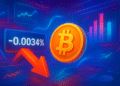 Funding rate BTC 8 giờ giảm xuống -0,0034% trên các sàn