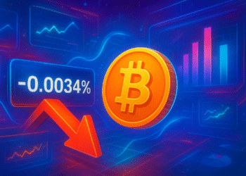 Funding rate BTC 8 giờ giảm xuống -0,0034% trên các sàn