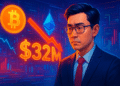 Huang Licheng chốt gần hết vị thế long ETH, BTC, lỗ gần 32 triệu USD