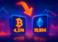 Quỹ ETF Bitcoin Mỹ rút 4.374 BTC, ETF Ethereum mất 35.904 ETH