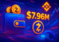 Ví mới tạo rút 7,96 triệu USD ZEC từ Binance