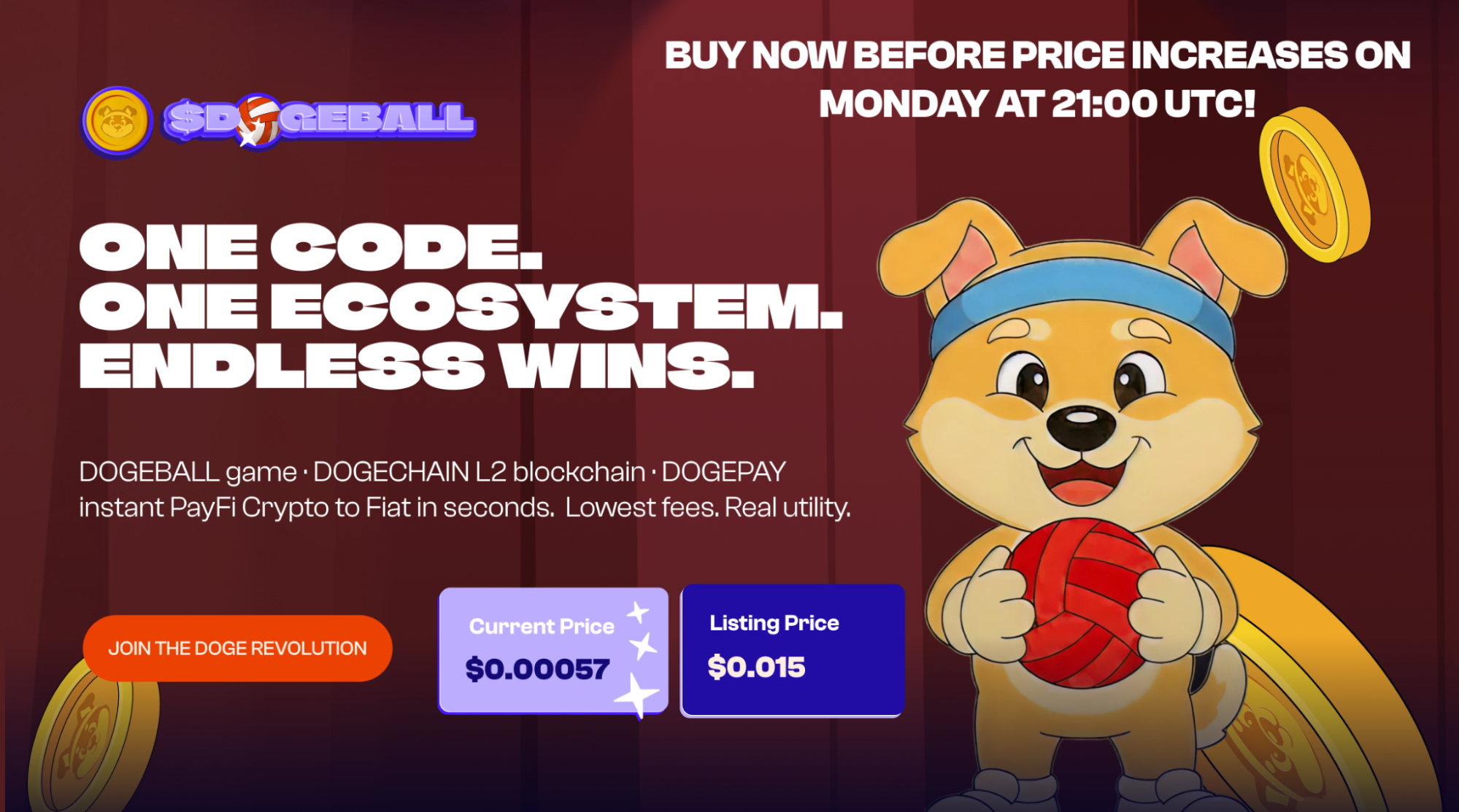 Presale hàng đầu năm 2026: DOGEBALL khuấy đảo thị trường kiều hối với DOGEPAY và hệ sinh thái GameFi - Tin Tức Bitcoin - Cập Nhật Tin Tức Coin Mới Nhất 24/7 2026 Presale hàng đầu năm 2026: DOGEBALL khuấy đảo thị trường kiều hối với DOGEPAY và hệ sinh thái GameFi
