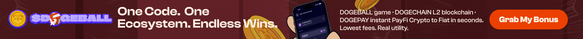 Presale hàng đầu năm 2026: DOGEBALL khuấy đảo thị trường kiều hối với DOGEPAY và hệ sinh thái GameFi - Tin Tức Bitcoin - Cập Nhật Tin Tức Coin Mới Nhất 24/7 2026 DOGEBALL