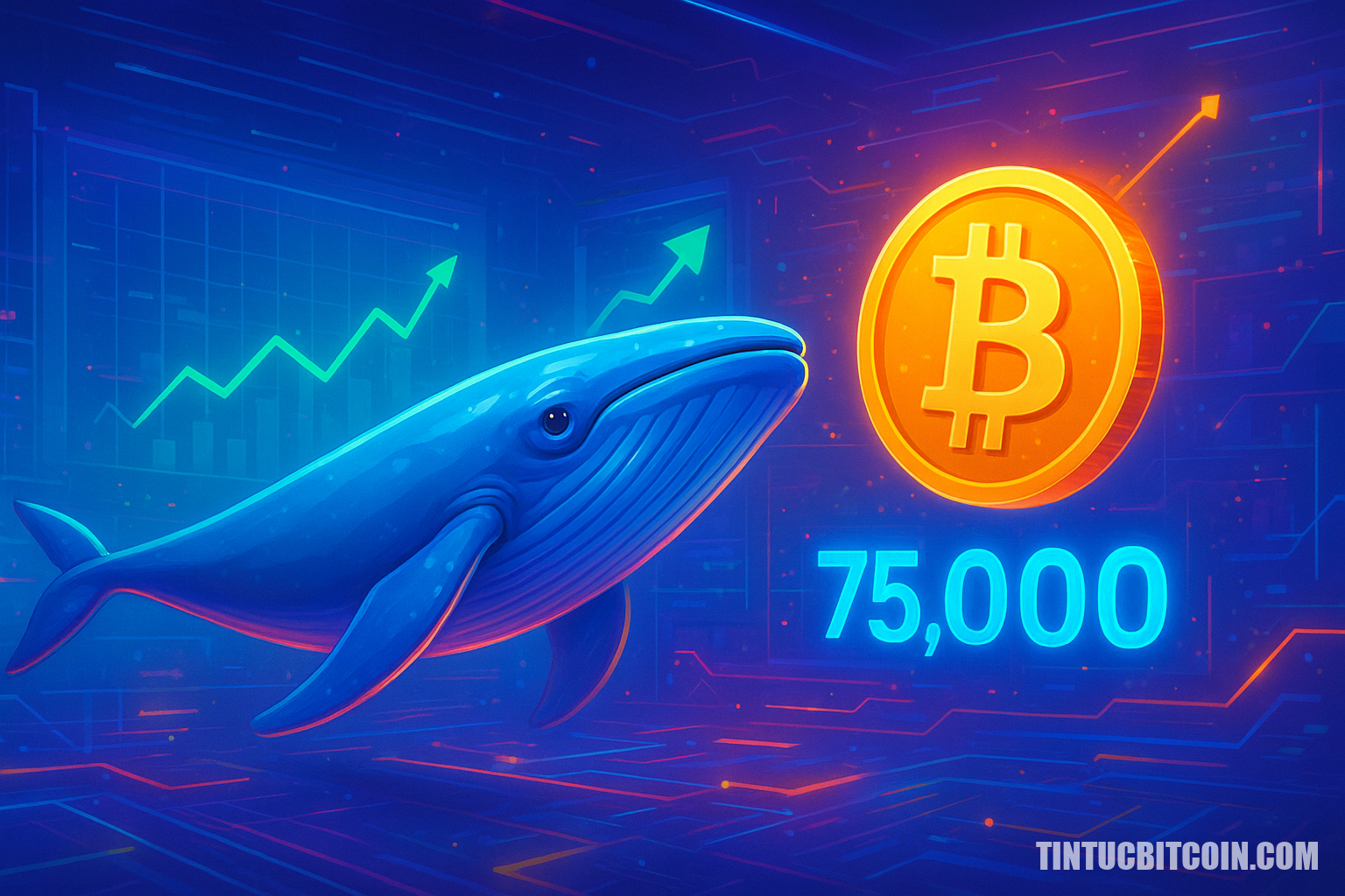 Cá voi mua 72 triệu USD có đẩy Bitcoin lên 75.000 USD? - Tin Tức Bitcoin - Cập Nhật Tin Tức Coin Mới Nhất 24/7 2026 Cá voi mua 72 triệu USD có đẩy Bitcoin lên 75.000 USD?
