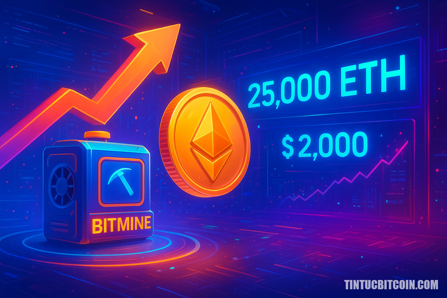 Bitmine mua 25.000 ETH khi Ethereum rơi dưới 2.000 USD - Tin Tức Bitcoin - Cập Nhật Tin Tức Coin Mới Nhất 24/7 2026 Bitmine mua 25.000 ETH khi Ethereum rơi dưới 2.000 USD
