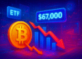 Thanh lý và ETF rút vốn kéo Bitcoin xuống dưới 67.000 USD