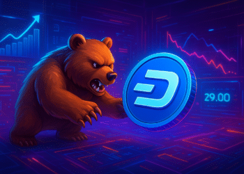 Bears siết chặt, DASH về hỗ trợ 29 USD sau cú tăng 427% nguội dần