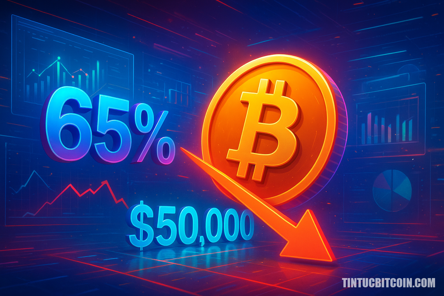 Thị trường định giá 65% khả năng Bitcoin rơi dưới 50.000 USD? - Tin Tức Bitcoin - Cập Nhật Tin Tức Coin Mới Nhất 24/7 2026 Thị trường định giá 65% khả năng Bitcoin rơi dưới 50.000 USD?