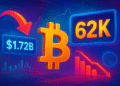 Spot Bitcoin ETF rút 1,72 tỷ USD: BTC giảm còn 62K là lý do? - Tin Tức Bitcoin - Cập Nhật Tin Tức Coin Mới Nhất 24/7 2026 Spot Bitcoin ETF rút 1,72 tỷ USD: BTC giảm còn 62K là lý do?