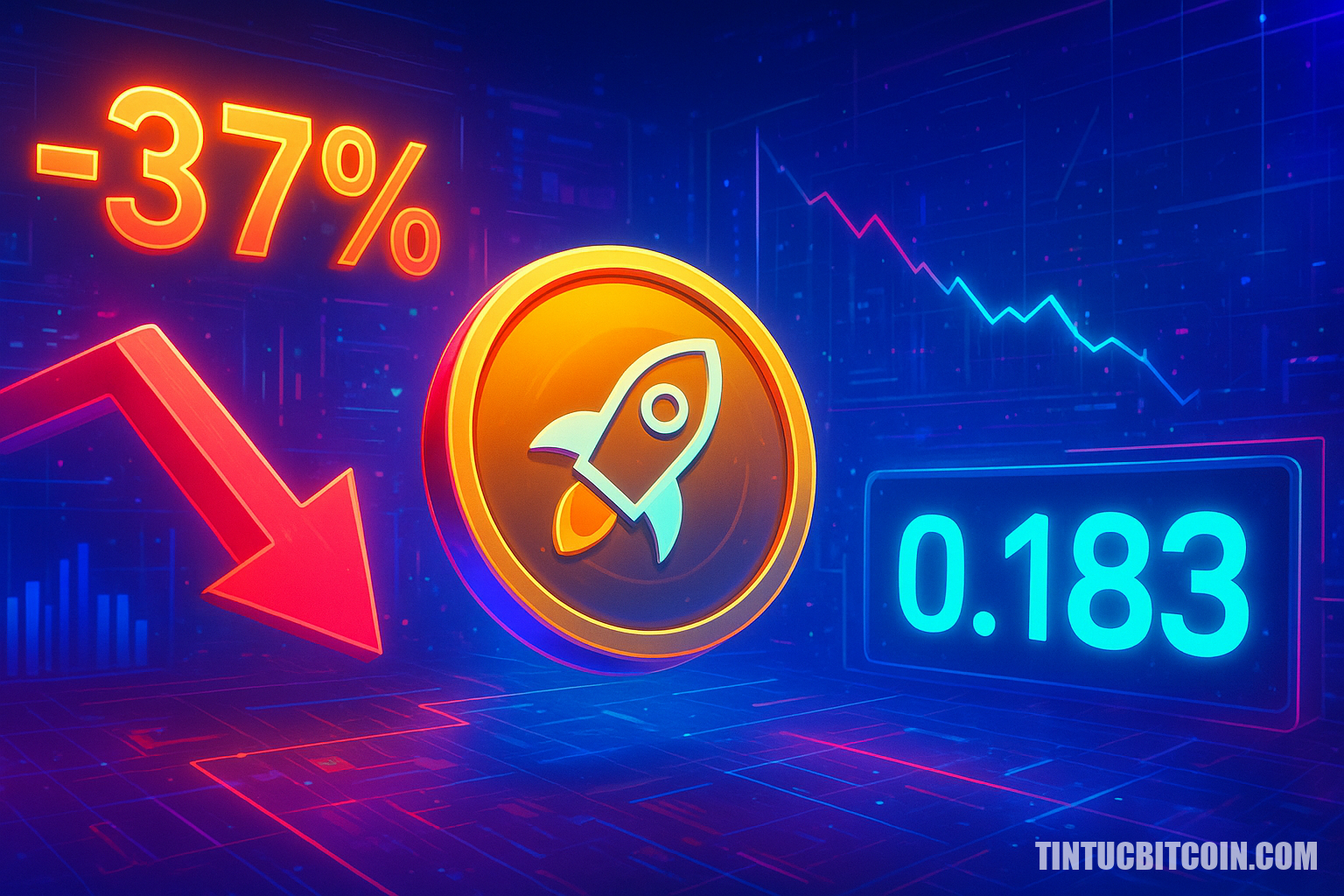 Stellar giảm 37% sau đợt tăng DTCC – XLM có giữ được 0,183 USD? - Tin Tức Bitcoin - Cập Nhật Tin Tức Coin Mới Nhất 24/7 2026 Stellar giảm 37% sau đợt tăng DTCC – XLM có giữ được 0,183 USD?