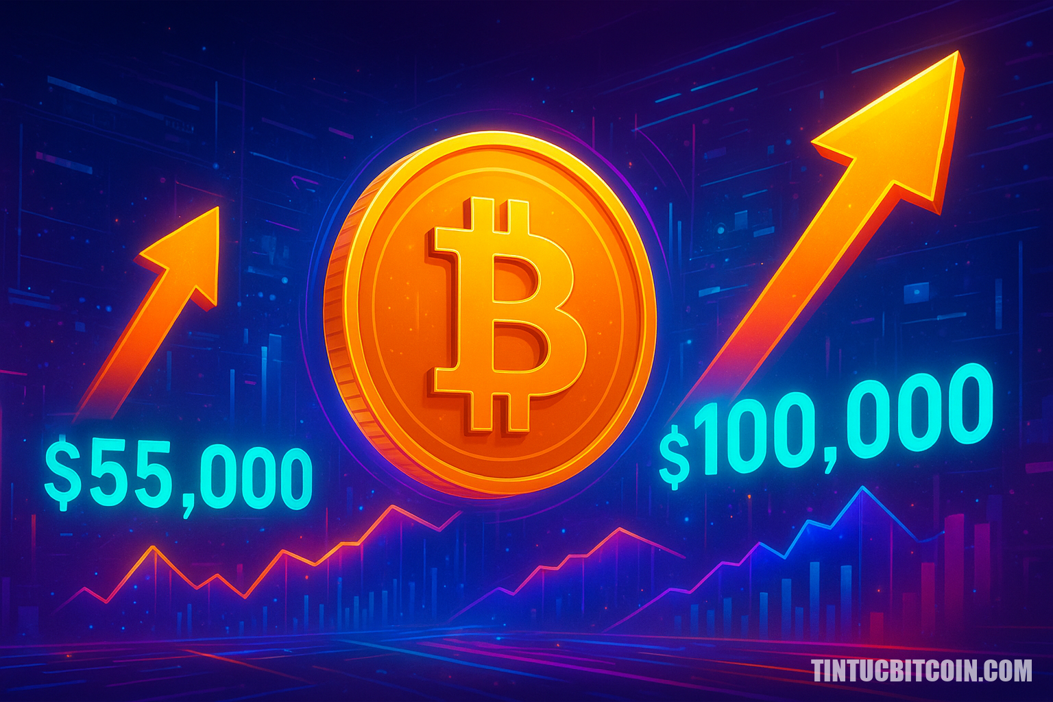 Bitcoin: Vì sao giá lên 55.000 USD trước khi hướng tới 100.000 USD - Tin Tức Bitcoin - Cập Nhật Tin Tức Coin Mới Nhất 24/7 2026 Bitcoin: Vì sao giá lên 55.000 USD trước khi hướng tới 100.000 USD