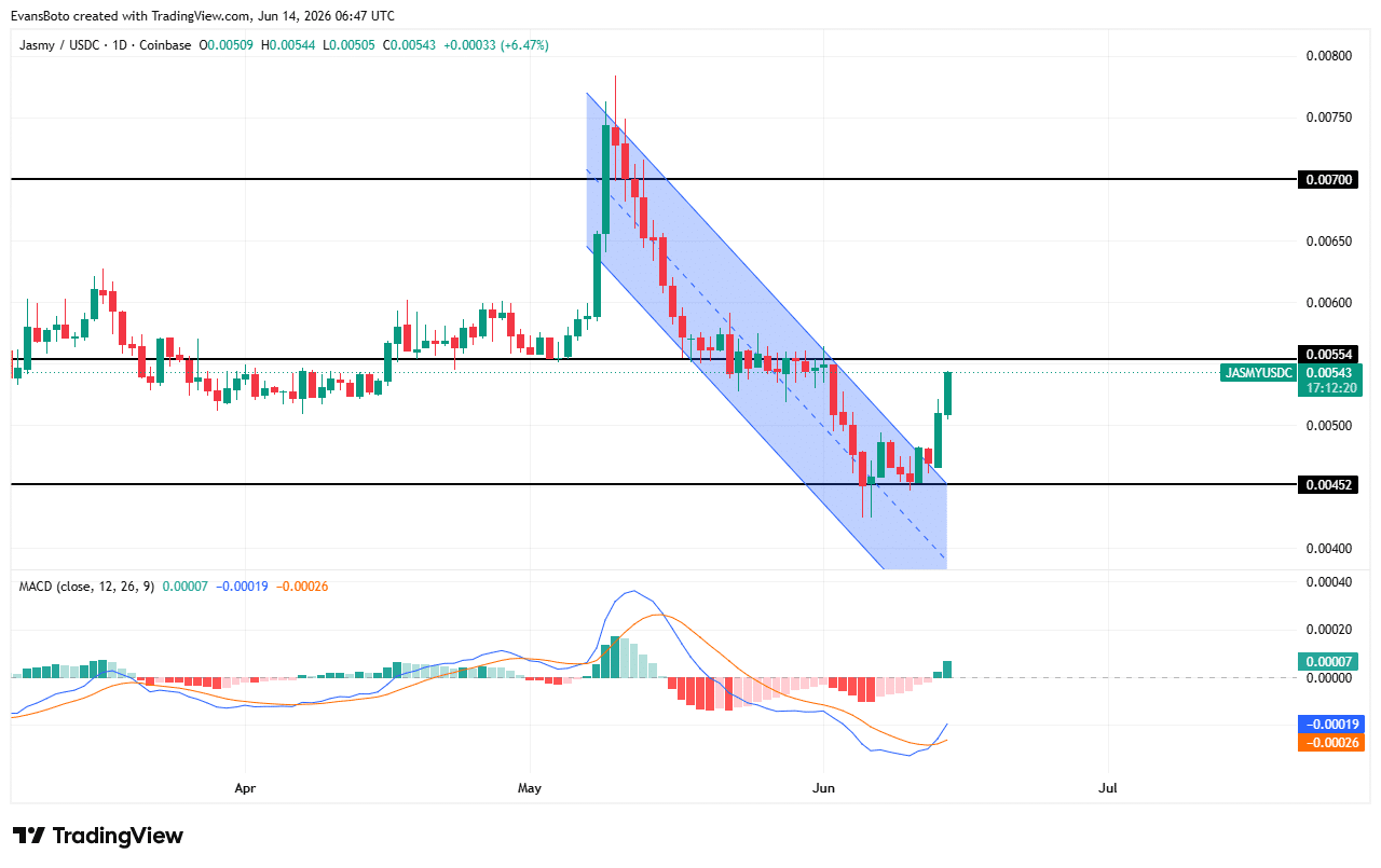JASMY price action