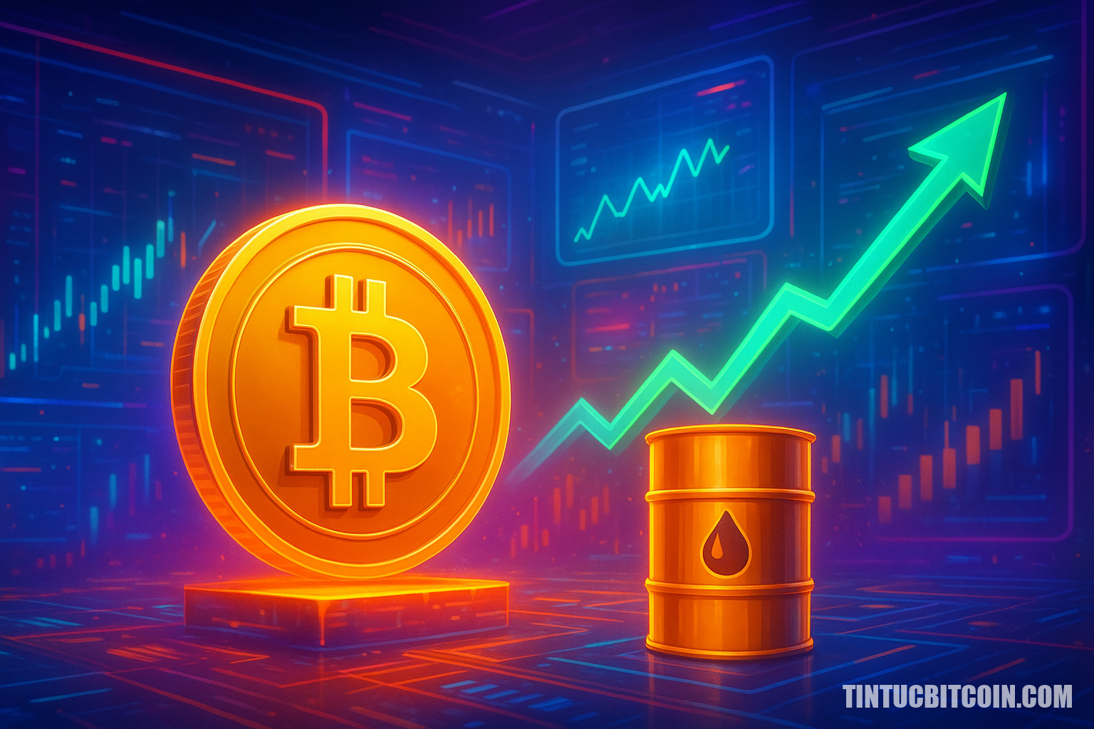 Crypto tăng giá khi giá dầu giảm bớt lo ngại vĩ mô sau khung Mỹ-Iran - Tin Tức Bitcoin - Cập Nhật Tin Tức Coin Mới Nhất 24/7 2026 Crypto tăng giá khi giá dầu giảm bớt lo ngại vĩ mô sau khung Mỹ-Iran