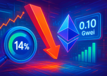 ETHGas giảm 14% khi phí gas Ethereum xuống 0,10 Gwei