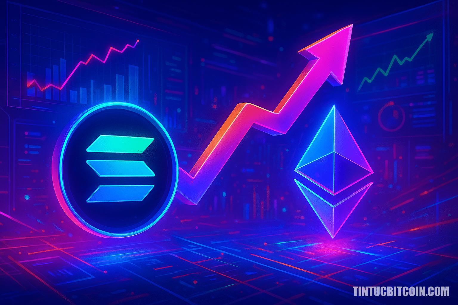 Dữ liệu mới cho thấy Solana có thể vượt Ethereum? - Tin Tức Bitcoin - Cập Nhật Tin Tức Coin Mới Nhất 24/7 2026 Dữ liệu mới cho thấy Solana có thể vượt Ethereum?
