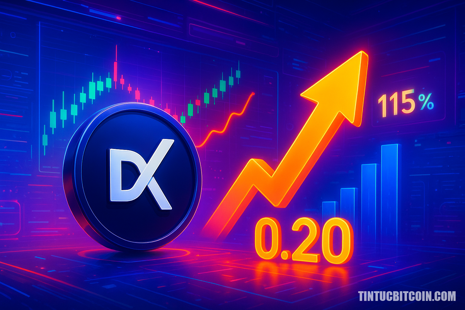 Nhà giao dịch DYDX nhắm mốc 0,20 USD sau khi khối lượng tăng 115% - Tin Tức Bitcoin - Cập Nhật Tin Tức Coin Mới Nhất 24/7 2026 Nhà giao dịch DYDX nhắm mốc 0,20 USD sau khi khối lượng tăng 115%