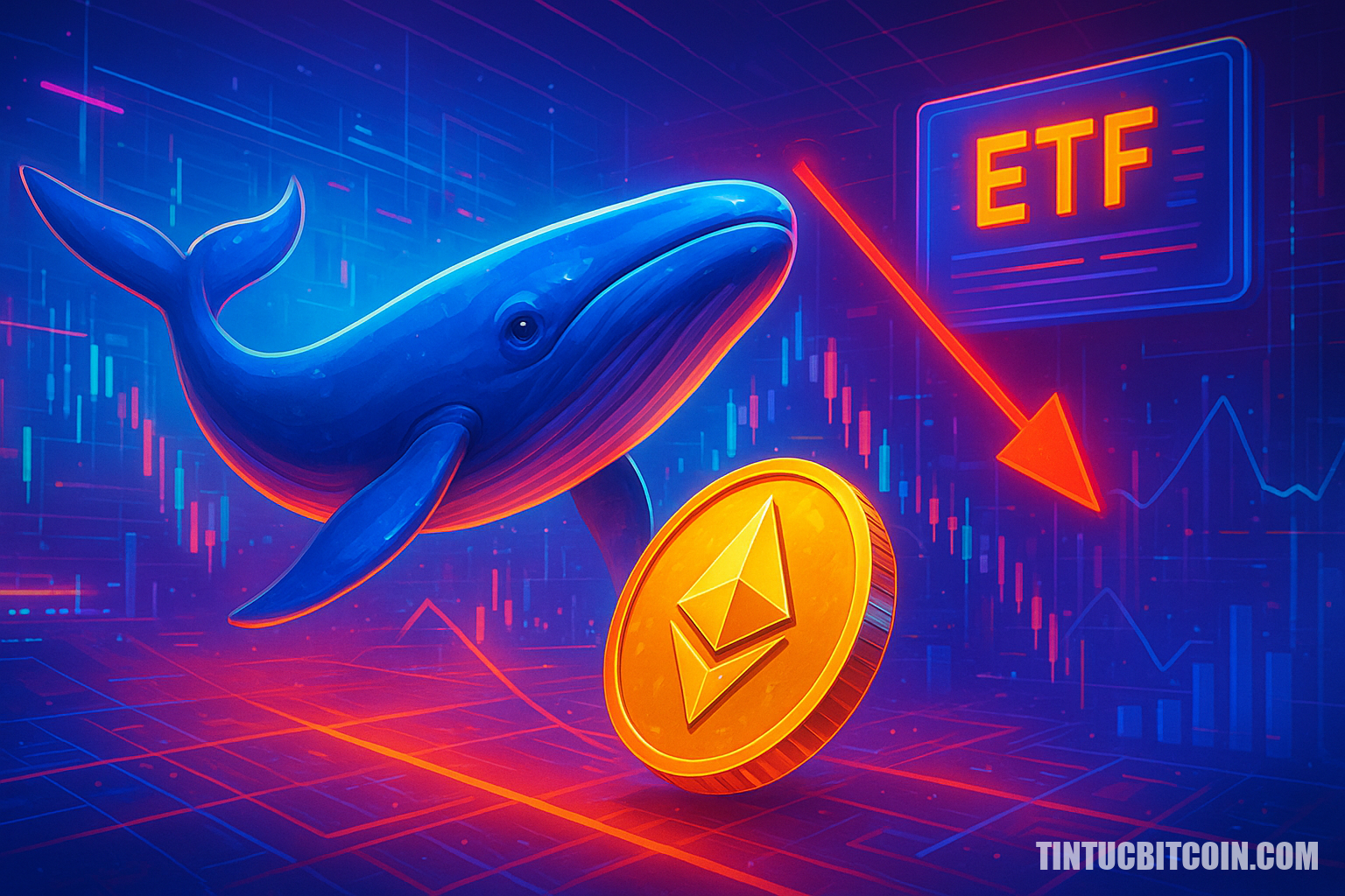 Cá voi gom Ethereum khi giá yếu và ETF tiếp tục rút ròng - Tin Tức Bitcoin - Cập Nhật Tin Tức Coin Mới Nhất 24/7 2026 Cá voi gom Ethereum khi giá yếu và ETF tiếp tục rút ròng