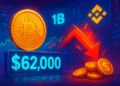 Bitcoin giữ mốc 62.000 USD sau đợt thanh lý đòn bẩy 1 tỷ USD từ Binance