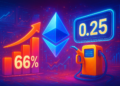 Phí gas ETH tăng 66%: Mốc 0,25 USD quyết định bước đi tiếp của GWEI