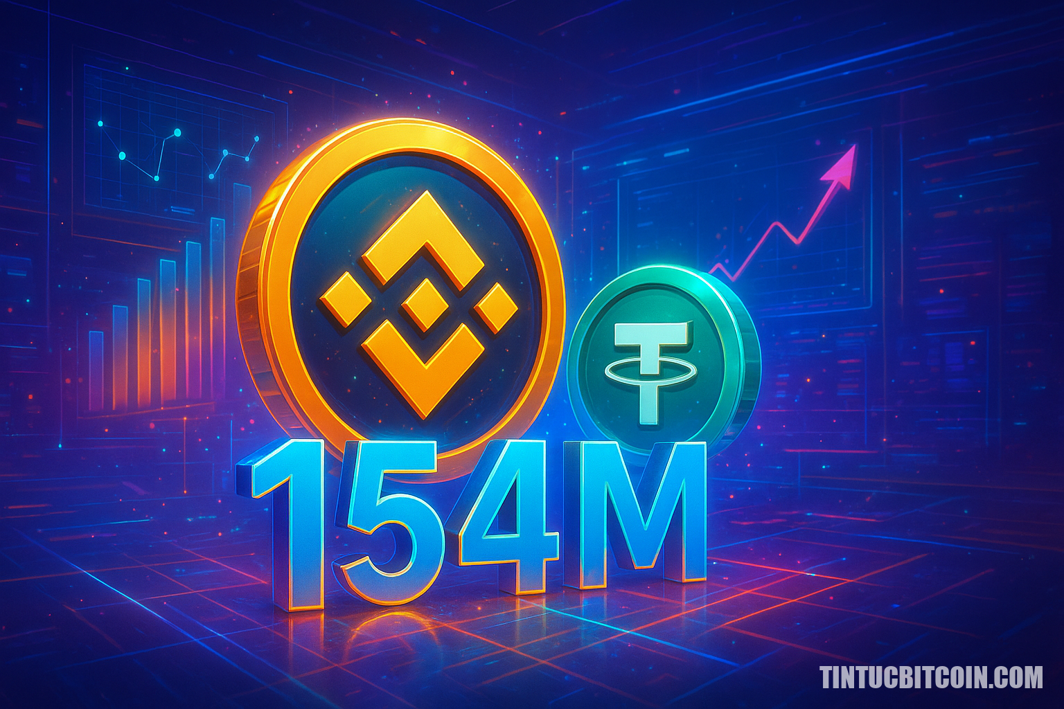 Binance ghi nhận 154 triệu USD USDT ròng vào trong 24 giờ - Tin Tức Bitcoin - Cập Nhật Tin Tức Coin Mới Nhất 24/7 2026 Binance ghi nhận 154 triệu USD USDT ròng vào trong 24 giờ