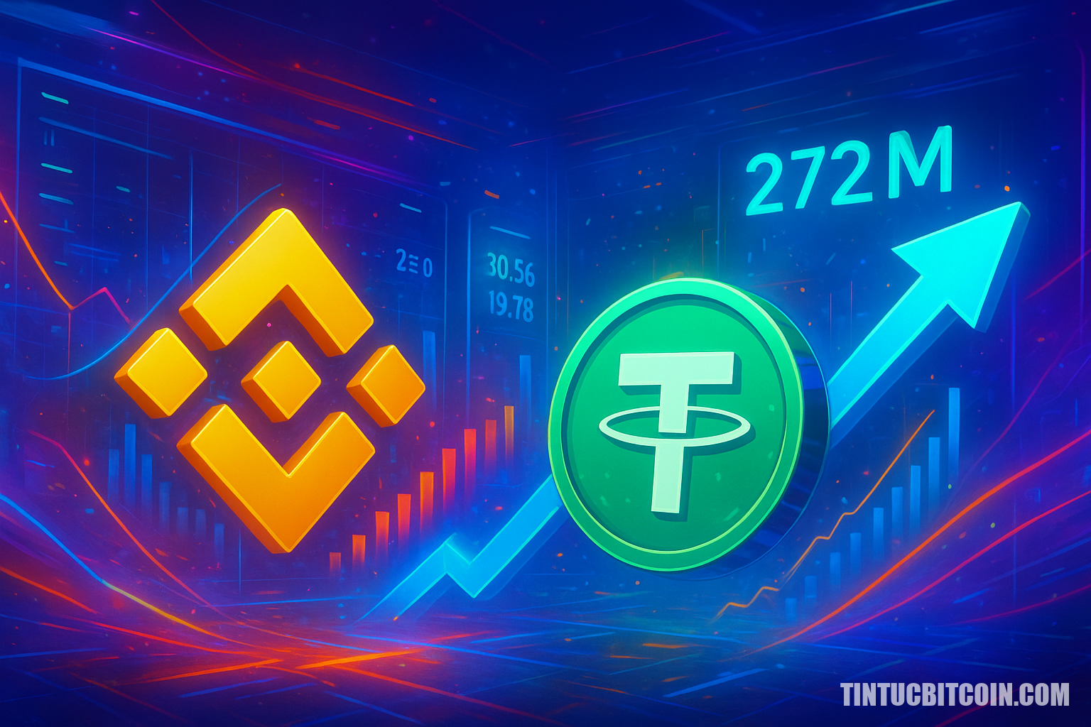 Binance ghi nhận 272 triệu USD USDT ròng chảy vào trong 24 giờ - Tin Tức Bitcoin - Cập Nhật Tin Tức Coin Mới Nhất 24/7 2026 Binance ghi nhận 272 triệu USD USDT ròng chảy vào trong 24 giờ