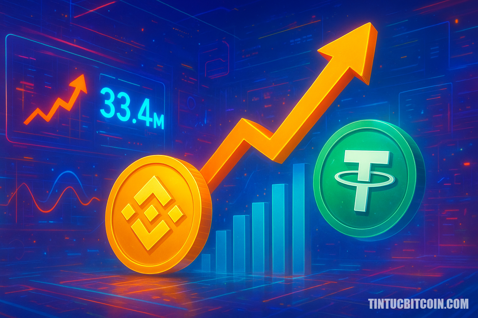Binance ghi nhận 33,4 triệu USD USDT ròng trong 1 giờ - Tin Tức Bitcoin - Cập Nhật Tin Tức Coin Mới Nhất 24/7 2026 Binance ghi nhận 33,4 triệu USD USDT ròng trong 1 giờ