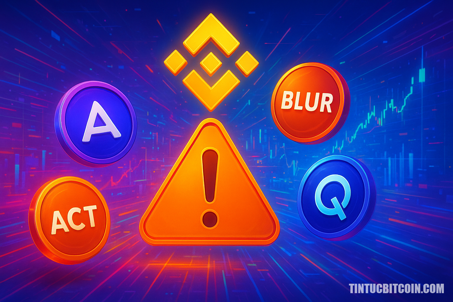 Binance thêm thẻ cảnh báo cho ACT, BLUR, PIVX và QKC: Ý nghĩa gì? - Tin Tức Bitcoin - Cập Nhật Tin Tức Coin Mới Nhất 24/7 2026 Binance thêm thẻ cảnh báo cho ACT, BLUR, PIVX và QKC: Ý nghĩa gì?