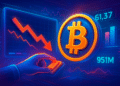 Bitcoin có thể bị thanh lý lệnh long 951 triệu USD dưới 61.327 USD