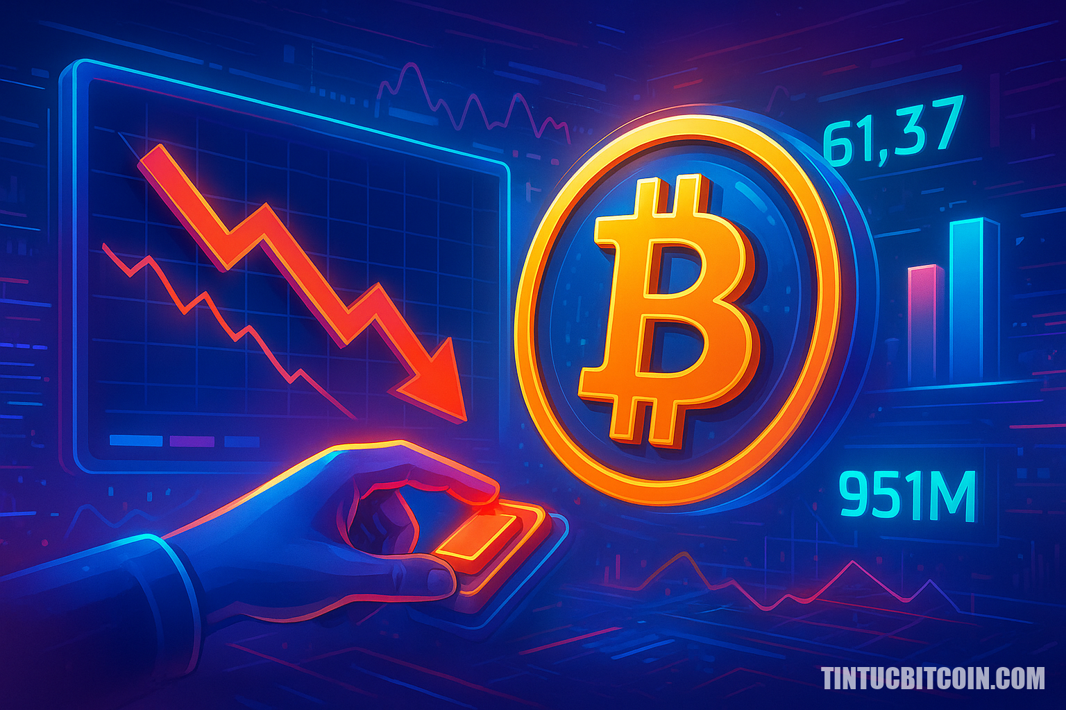 Bitcoin có thể bị thanh lý lệnh long 951 triệu USD dưới 61.327 USD - Tin Tức Bitcoin - Cập Nhật Tin Tức Coin Mới Nhất 24/7 2026 Bitcoin có thể bị thanh lý lệnh long 951 triệu USD dưới 61.327 USD
