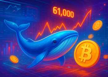 Cá voi chốt 1.400 BTC khi Bitcoin gần 61.000 USD, giá trụ vững?