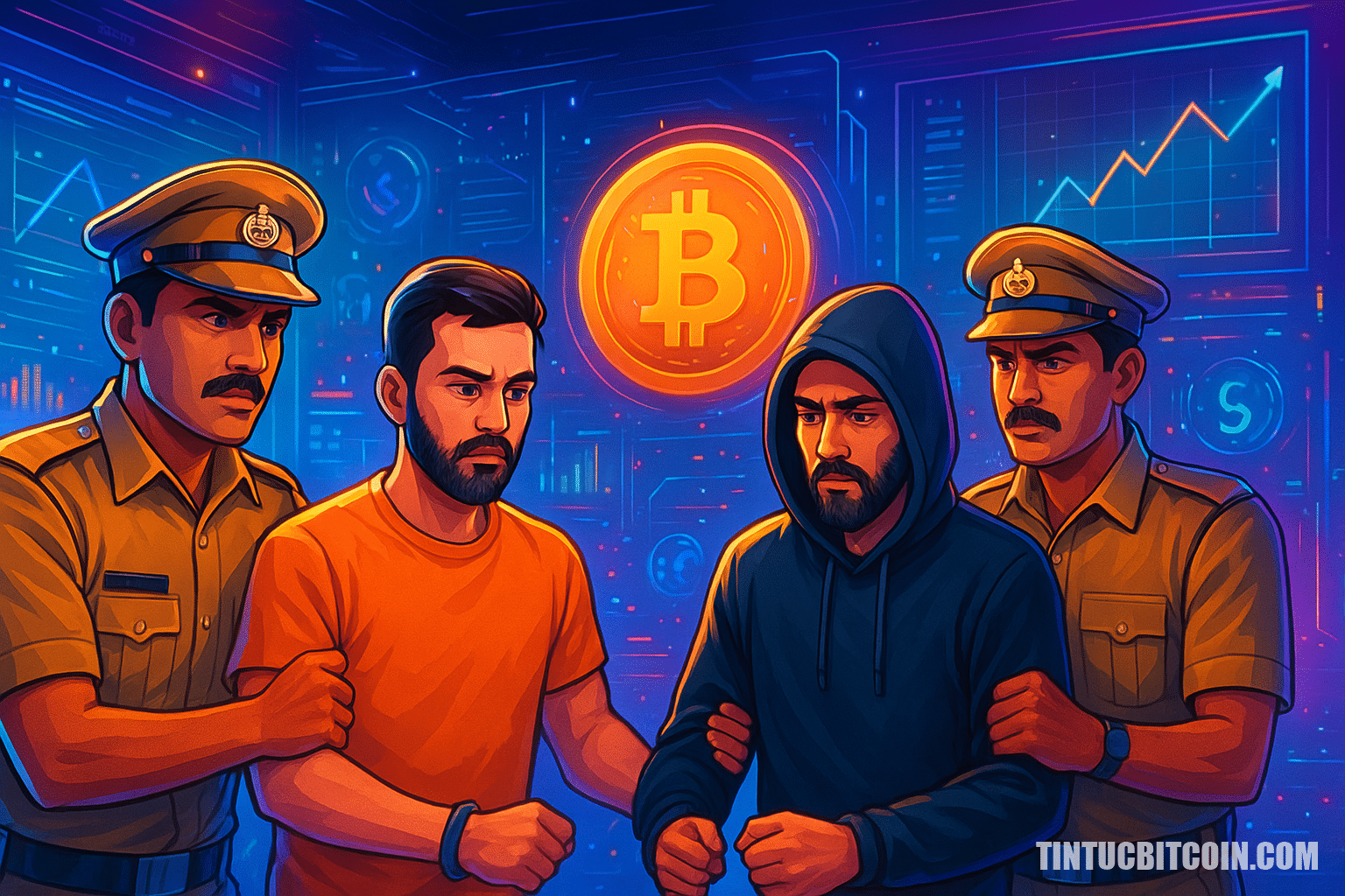 Cảnh sát Ấn Độ bắt 2 nghi phạm trong vụ tài trợ khủng bố bằng crypto - Tin Tức Bitcoin - Cập Nhật Tin Tức Coin Mới Nhất 24/7 2026 Cảnh sát Ấn Độ bắt 2 nghi phạm trong vụ tài trợ khủng bố bằng crypto
