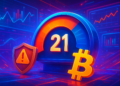 Chỉ số Fear and Greed của crypto giảm xuống 21, tâm lý cực sợ hãi trở lại - Tin Tức Bitcoin - Cập Nhật Tin Tức Coin Mới Nhất 24/7 2026 Chỉ số Fear and Greed của crypto giảm xuống 21, tâm lý cực sợ hãi trở lại