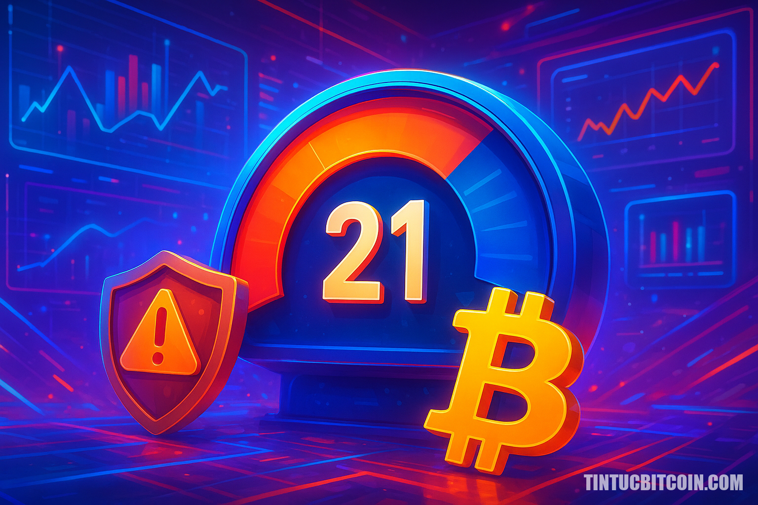 Chỉ số Fear and Greed của crypto giảm xuống 21, tâm lý cực sợ hãi trở lại - Tin Tức Bitcoin - Cập Nhật Tin Tức Coin Mới Nhất 24/7 2026 Chỉ số Fear and Greed của crypto giảm xuống 21, tâm lý cực sợ hãi trở lại